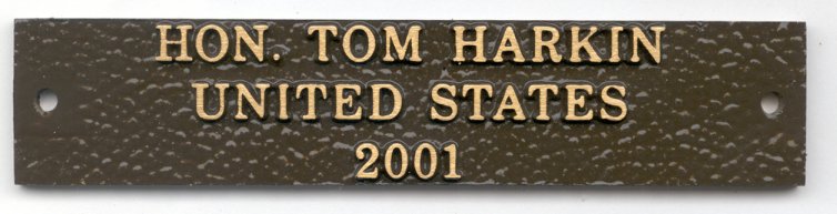 Cast Bronze for Memorial Plaque