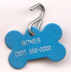 S hook dog sales tag