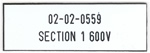 Electrical tags our specialty.