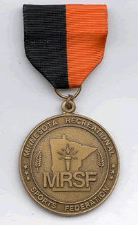 Medal with ribbon