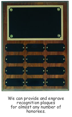 Recognition Plaque